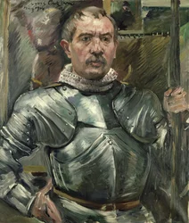Selbstporträt in Rüstung, 1914